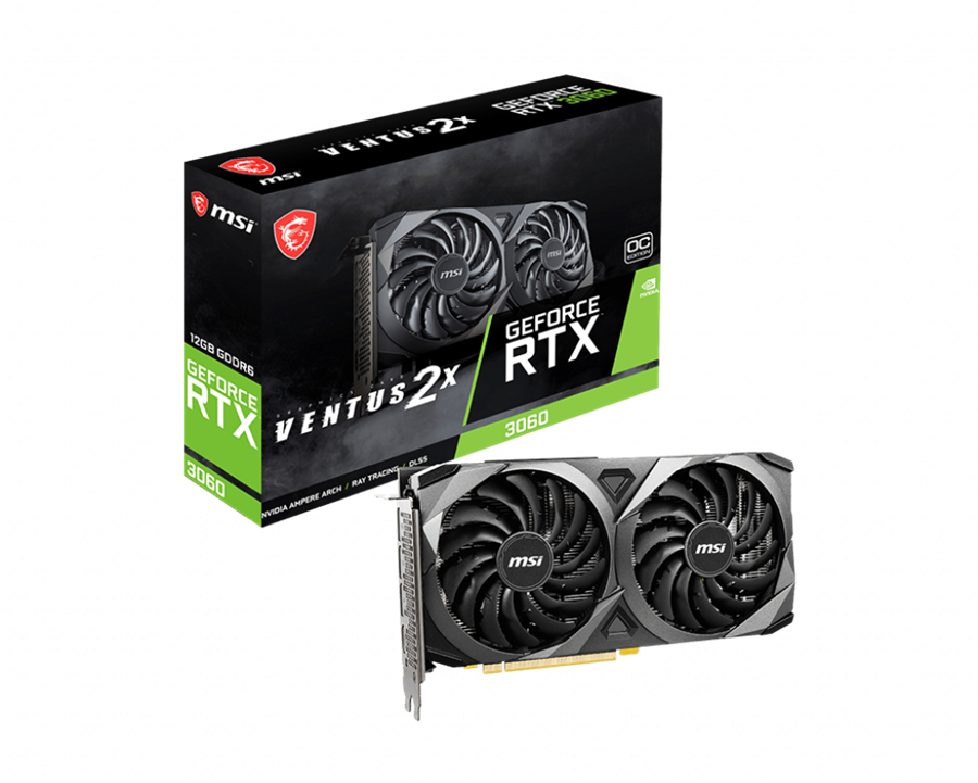 کارت گرافیک ام اس آی GeForce RTX 3060 VENTUS 2X 12G کارت گرافیک ام اس آی GeForce RTX 3060 VENTUS 2X 12G